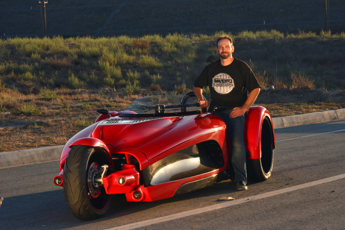 Three For The Road A Viper Powered Trike Beyond The Checkered Flag