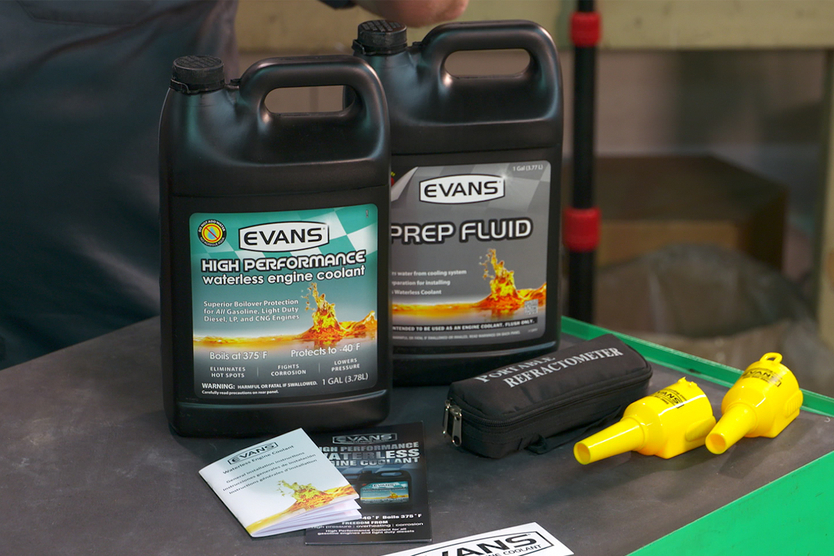 emergency topoff evans coolant with antize